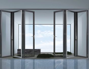 Frameless glass folding doors from Prime Glass & Aluminium – contemporary, open-space solutions for homes and offices